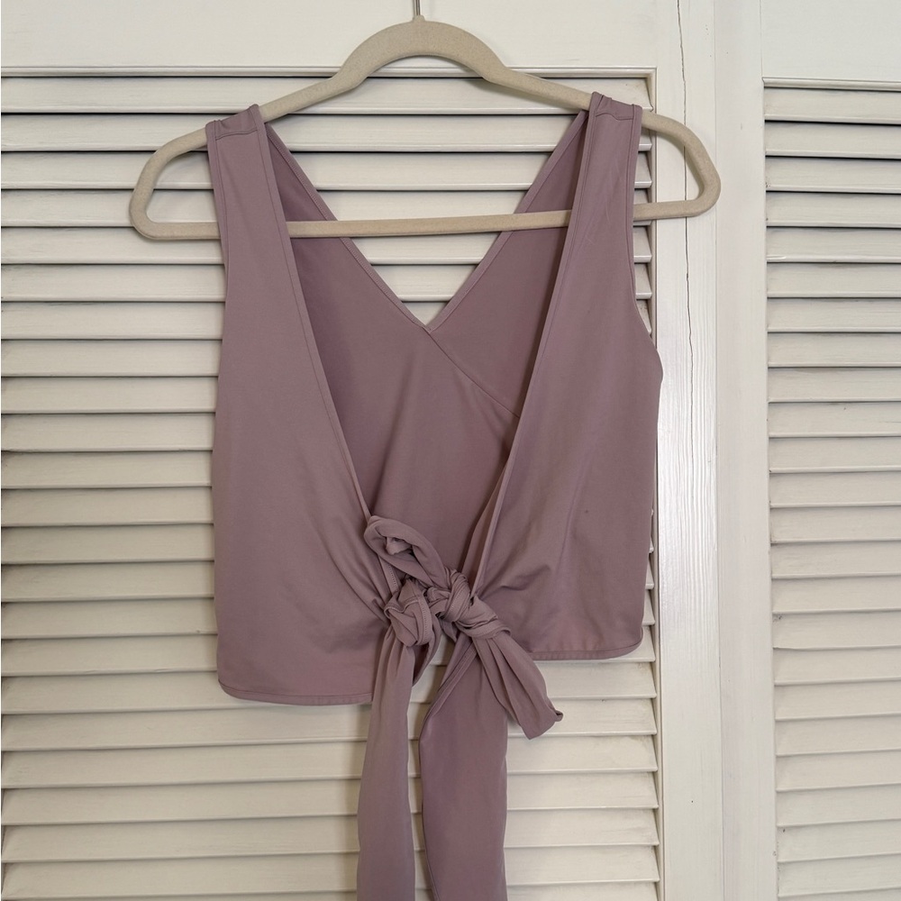 Lululemon Mauve Wrap Top